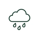 nuage avec de la pluie qui sert à représenter l'imperméabilité d'un produit