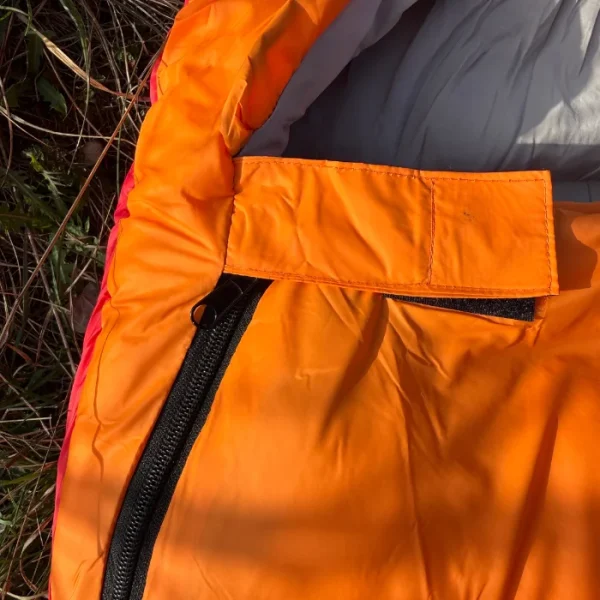 vu sur le scratch su sac de couchage baribal