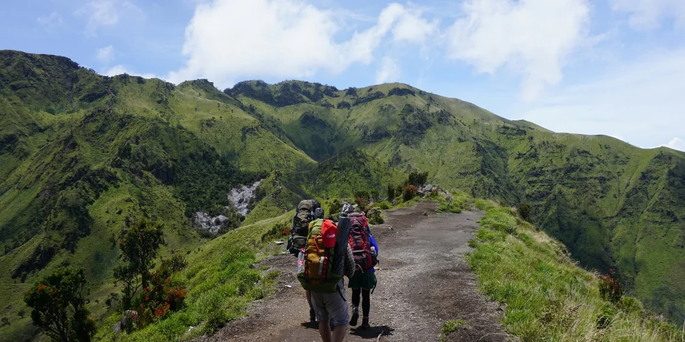 Mutualisé ses affaires en randonnee