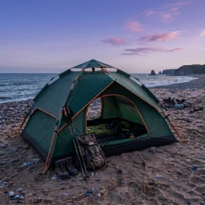 Tente 2 places en bord de mer