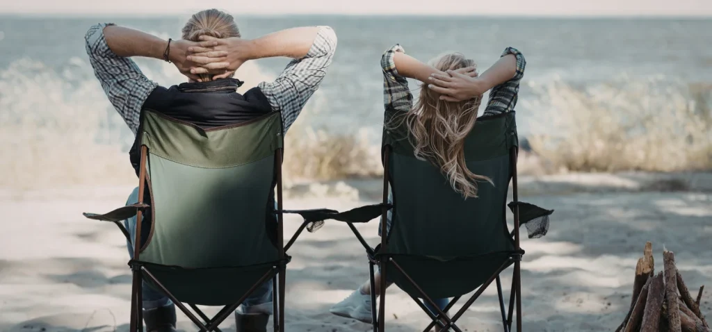 Camping emplacement tente bord de mer