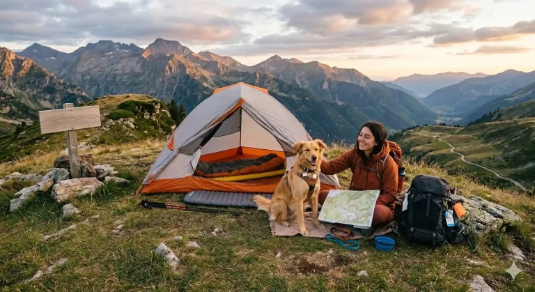 Bivouac avec son chien baribalpro