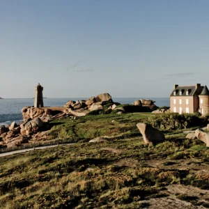 vue sur le Perros-Guirec en Bretagne